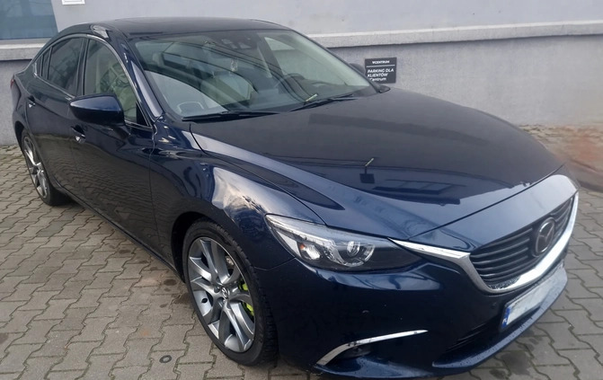 Mazda 6 cena 62900 przebieg: 210000, rok produkcji 2016 z Warszawa małe 121